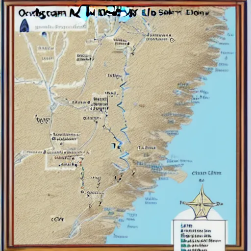 accurate map of oregon, driving directions from | Stable Diffusion