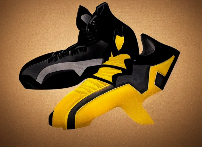 Prompt: basketball sneakers concept of wolverine, trending on artstation, smooth, sharp focus