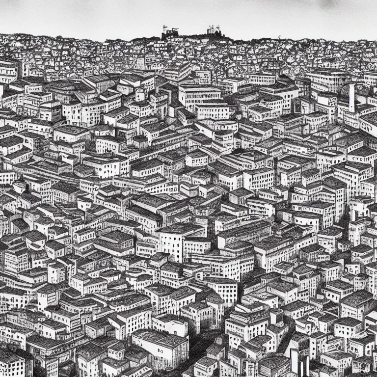 Image similar to the city of rome, highly detailed, cinematic, art by inio asano