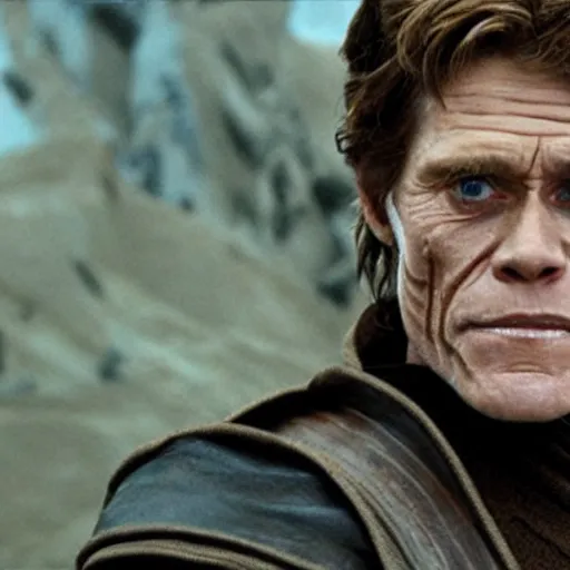 Image similar to Willem Dafoe as Anakin skywalker