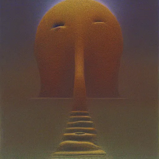 Image similar to LSD. Zdzisław Beksiński.