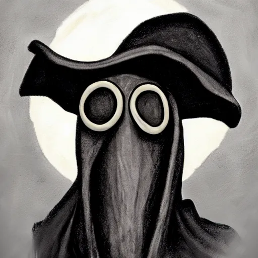 Prompt: plague doctor by andrew redding