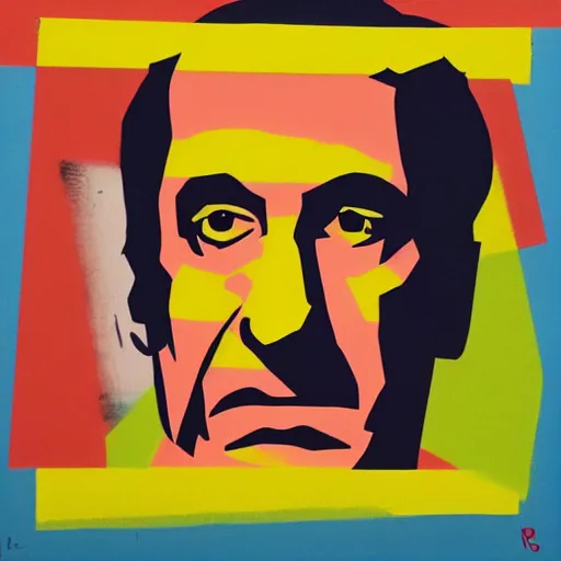 Image similar to Suprematist art of Saul Goodman, in the style of Nina Kogan