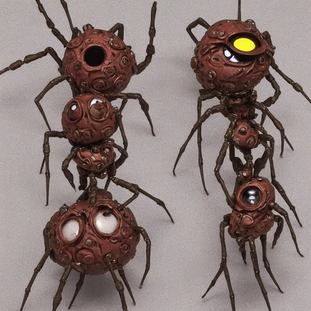 Image similar to beholder with spider legs