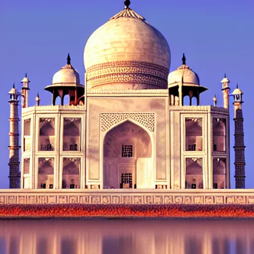 Image similar to the taj mahal made ot of cheese, 8k photorealism, extremly detailed, trending on artstation