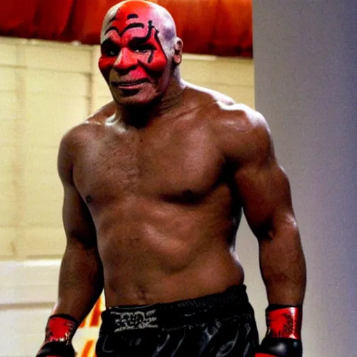 Image similar to mike tyson as papa shango