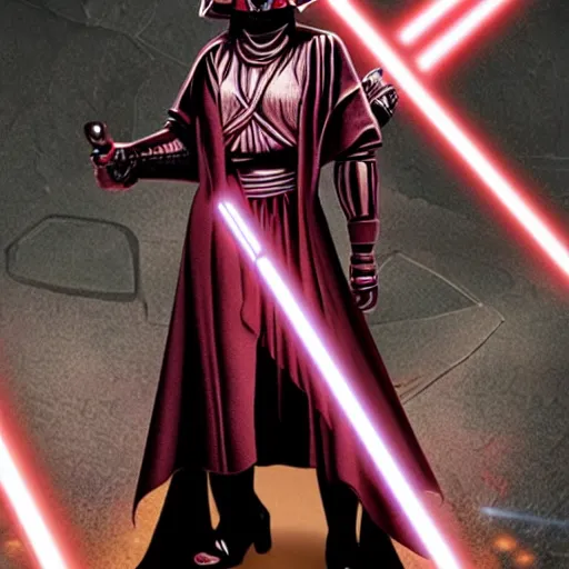 Prompt: female darth mother