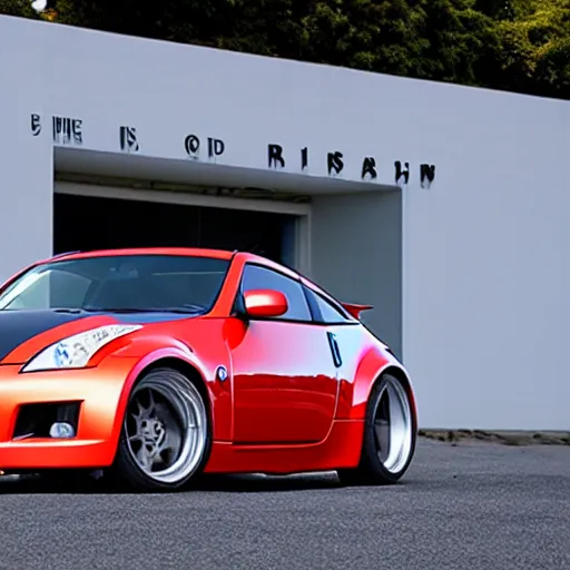 Prompt: Rachel Nissan 350Z