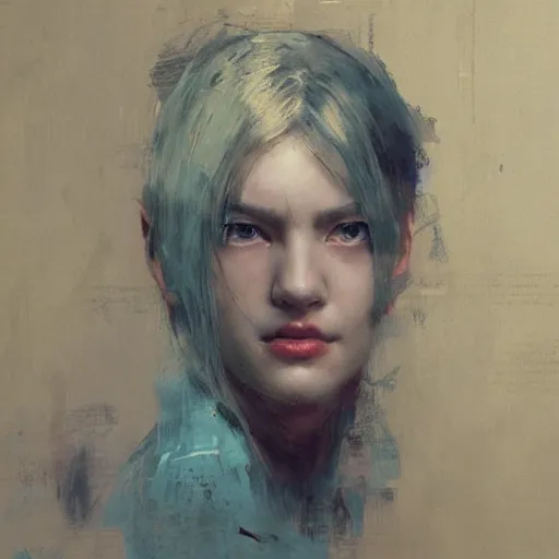 Image similar to portrait by ruan jia