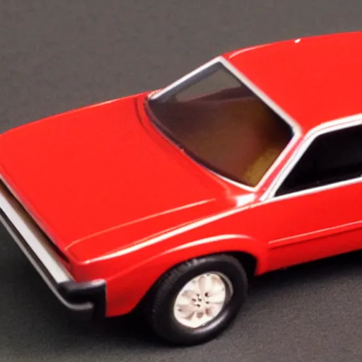 Image similar to a matchbox car from 1980 red