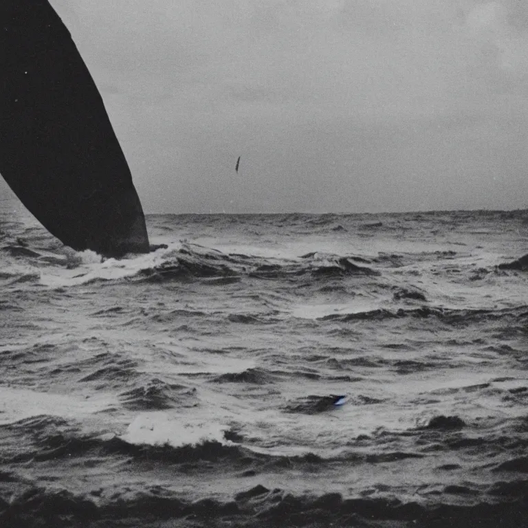 Image similar to the ship of theseus wrecked upon the night's plutonian shore, 35mm photography by Edgar Allan Poe