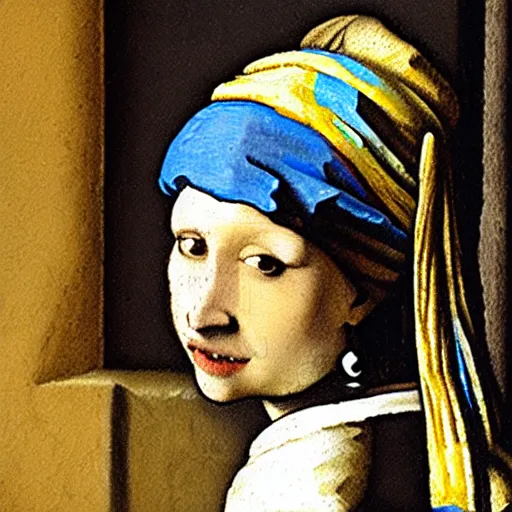 Image similar to retarded wolf, johannes vermeer