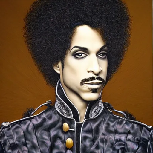 Image similar to amazing award winning portrait photo of prince the artist, very detailed