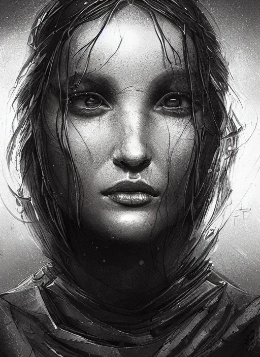 Prompt: portrait, goddess, Dynamic lighting, cinematic, establishing shot, extremely high detail, photo realistic, cinematic lighting, pen and ink, intricate line drawings, post processed, concept art, artstation, matte painting, style by Raphael Lacoste, Eddie Mendoza