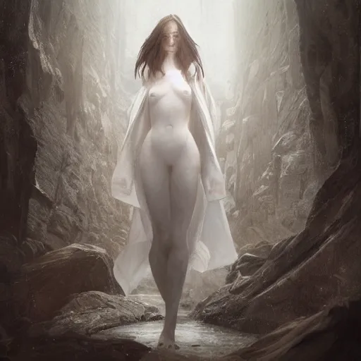 Image similar to a white and a brown woman merging together over time by greg rutkowski, hyperrealist, cinema 4 d, sicodelica, rendering unreal engine 5 digital art