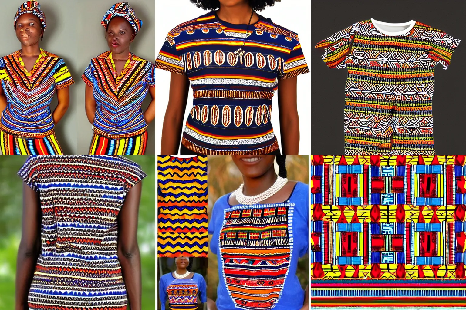 Prompt: tshirt ndebele pattern very beautiful stunning gorgeous