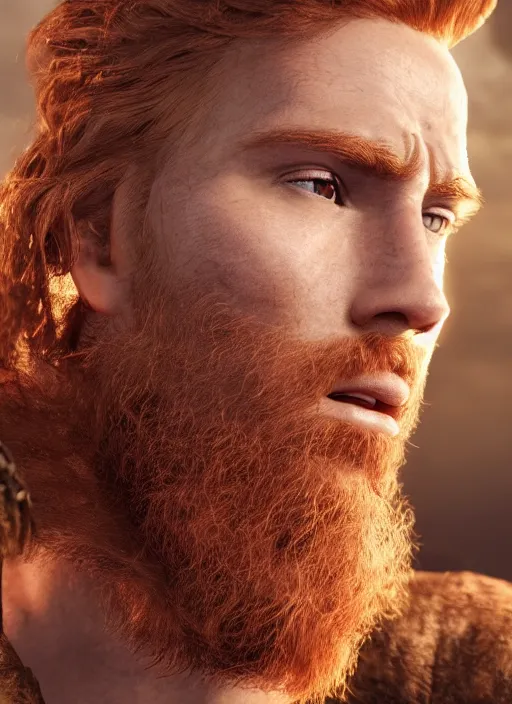 Prompt: beauteous handsome rugged sumptuous man wrapped in dna molecule, incredible ginger hair, projected ray traced oled retinal overlays, crystalline masterpiece incrustations, hyperdetailed face, elegant pose, movie still, intricate, octane render, cinematic forest lighting, cgsociety, unreal engine, crepuscular rays, god rays