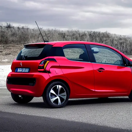 Image similar to peugeot 1 0 8 on the road, 2 0 2 2 released concept model