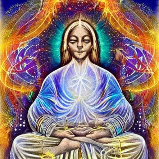 Image similar to Commercialized Spirituality packaged and sold to keep us all from seeking the spirit within and without us all. When you've seen beyond yourself then you may find Peace of mind is waiting there And the time will come when you see we're all one And life flows on within you and without you