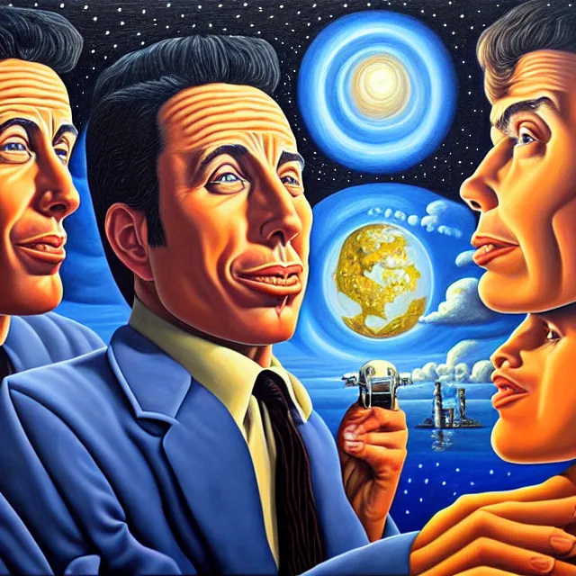 Prompt: an oil on canvas portrait painting of john travolta, surrealism, surrealist, cosmic horror, rob gonsalves, high detail