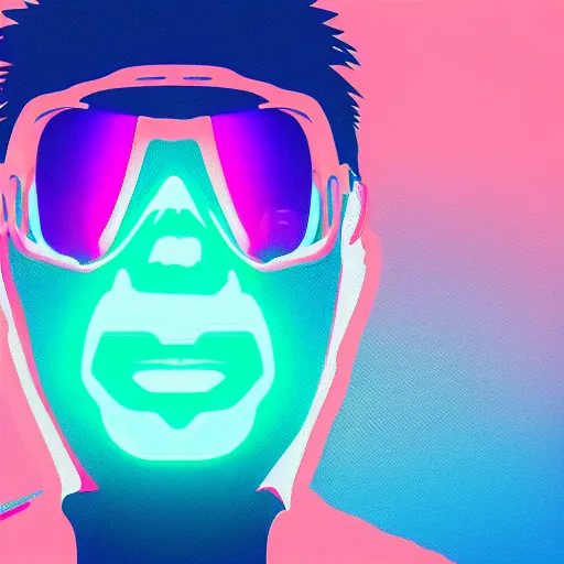 Image similar to vector rick astley in hoodie, portrait, vaporwave, synthwave, neon, vector graphics, cinematic, volumetric lighting, f 8 aperture, cinematic eastman 5 3 8 4 film