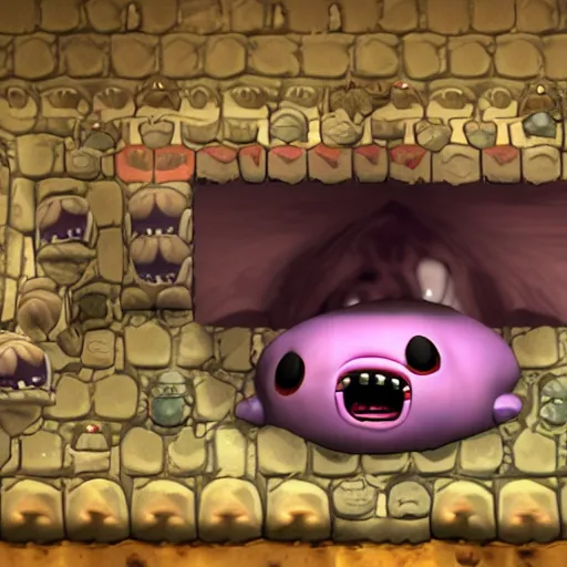 Prompt: high definition 3 d binding of isaac monster