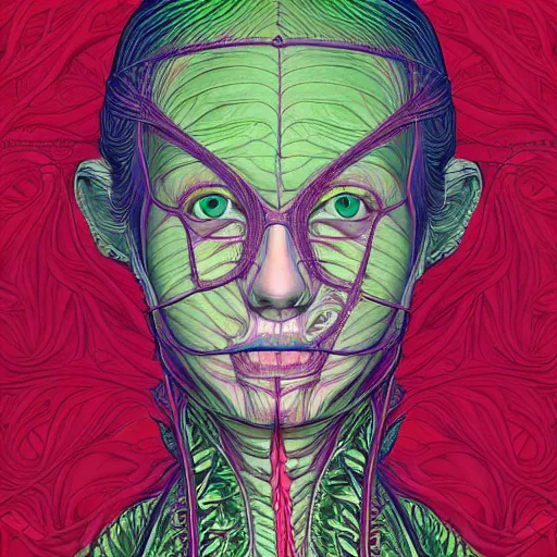 Prompt: the anatomy of a head of lettuce that looks like a beautiful woman, an ultrafine detailed painting by james jean, intricate linework, bright colors, final fantasy, behance contest winner, vanitas, angular, altermodern, unreal engine