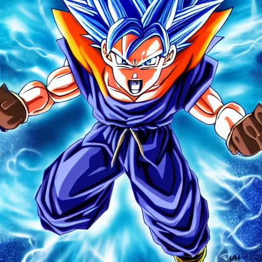 Goku Super Saiyan Blue — Created by me @the.artful.ai, super saiyan blue 