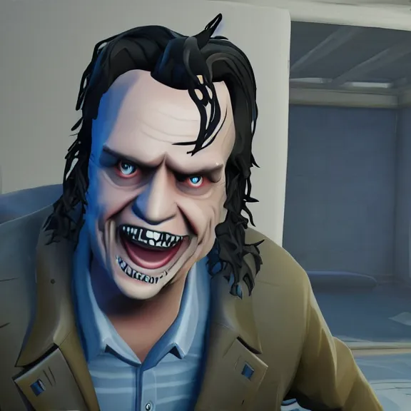 Image similar to jack torrance in fortnite