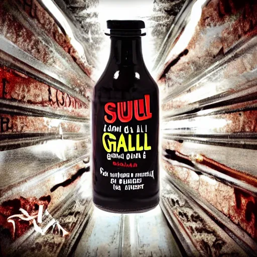 Image similar to saul goodman grill sauce bottle