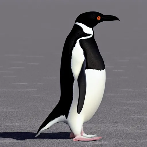 Image similar to humanoid penguin