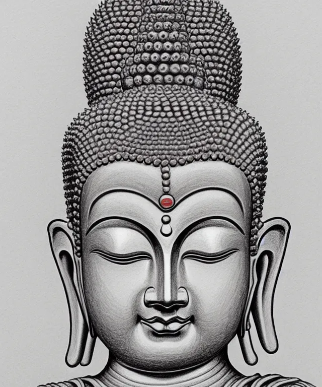 buddha meditation yoga outline drawing - Stock Illustration [45699315] -  PIXTA