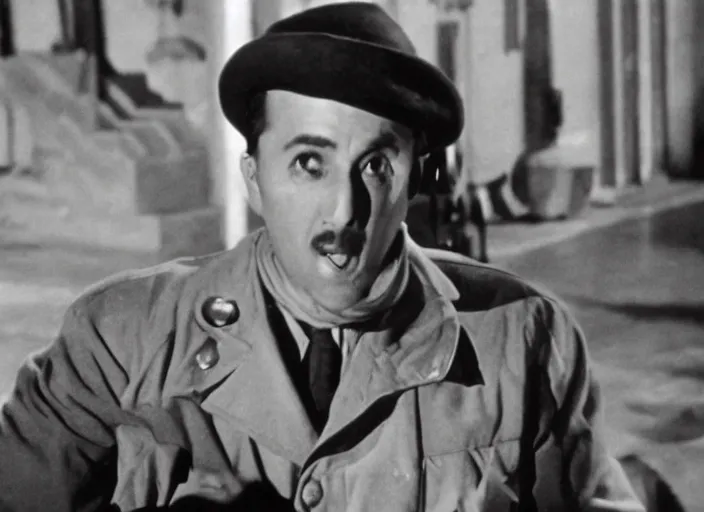 Image similar to a film still of teemo in casablanca ( 1 9 4 2 )