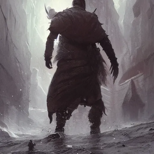 Prompt: abhorsen walking through river of death, oil painting, Tooth Wu, Greg Rutkowski, RPG portrait, dynamic lighting, fantasy art, High contrast, depth of field