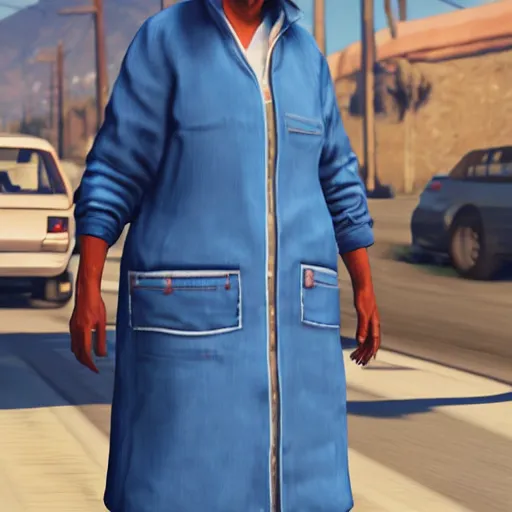 Image similar to Mother Theresa as a gangster in GTA5 8k hyperdetailed photorealism ultra high quality