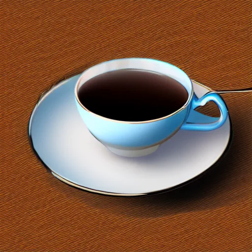 Image similar to a teacup containing a planet Jupiter as a boiling liquid, hyper realistic