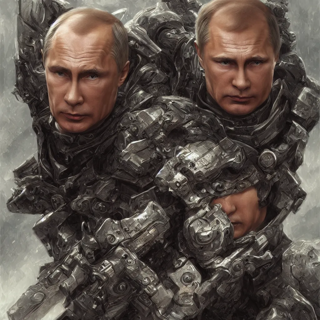 Image similar to Vladimir putin as a ruggedly handsome hero, intricate, elegant, highly detailed, centered, digital painting, artstation, concept art, smooth, sharp focus, illustration, art by artgerm and donato giancola and Joseph Christian Leyendecker, Ross Tran, WLOP