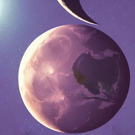 Image similar to the moon eating the planet earth with a big mouth intricate, elegant, highly detailed, centered, digital painting, artstation, concept art, smooth, sharp focus