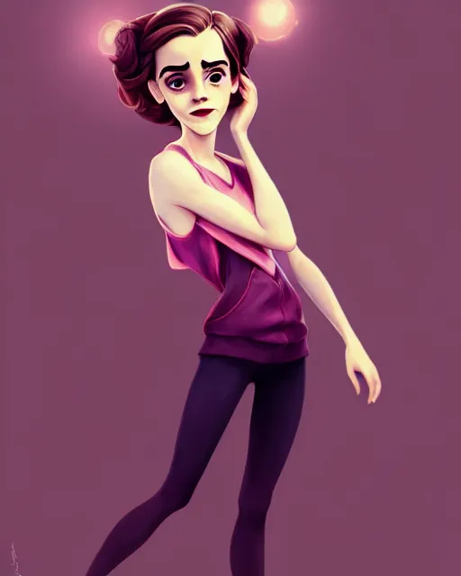 Prompt: beautiful full body Emma Watson goofy smiling illustration by lois van baarle and loish and ross tran and rossdraws and sam yang and samdoesarts and artgerm and Cecil Beaton, Lee Miller, Irving Penn, David Bailey, digital art, highly detailed, intricate, sharp focus, Trending on Artstation HQ, deviantart