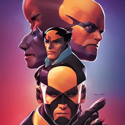 Image similar to face icon stylized minimalist x - men, loftis, cory behance hd by jesper ejsing, by rhads, makoto shinkai and lois van baarle, ilya kuvshinov, rossdraws global illumination