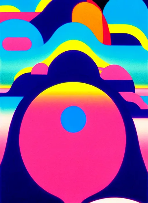 Prompt: endless by shusei nagaoka, kaws, david rudnick, airbrush on canvas, pastell colours, cell shaded, 8 k,