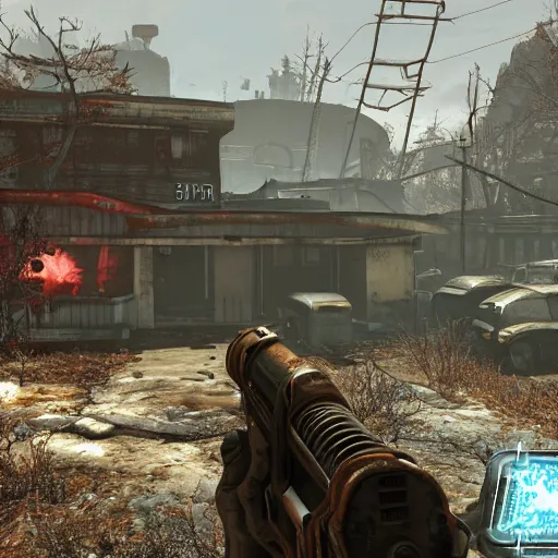 Image similar to fallout 4 but rendered in n 6 4 graphics.