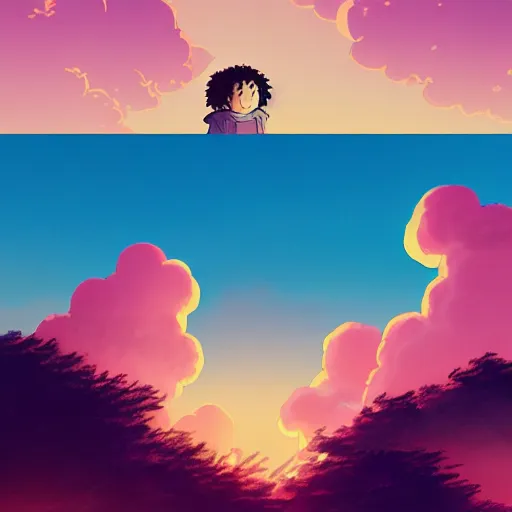 Ghibli Pink Dreamy Wallpaper Sunset Wallpaper Pastel Wallpaper 