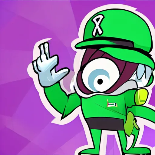 Prompt: vinny vinesauce as a cartoon