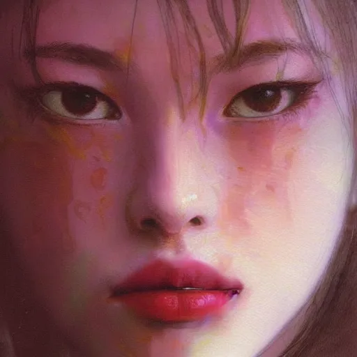 Prompt: portrait _ of _ girl in love _ color _ painting _ by _ amano _ yoshitaka _ ultra _ realistic _ highly _ detailed _ sharp _ focus _ cinematic _ ligh