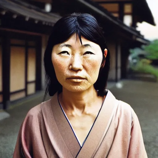 Image similar to photograph of a japanese woman, photograph by steve mccurry