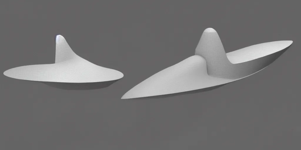 Prompt: Duck shaped spaceship, 3d render, elegant, smooth shapes