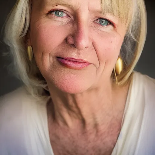 Image similar to amazing portrait of karla lane, 1 0 0 mm, natural lighting, hyper realistic