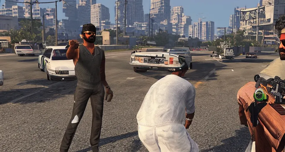 Image similar to ravindra jadeja in gta