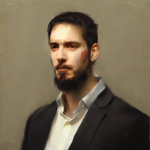 Image similar to kevin mccarthy by ruan jia, portrait